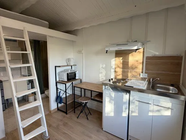 Studio meublé à louer - La Rochelle, quartier Tasdon - 10 m²