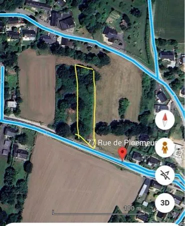 Terrain non constructible 1600m2