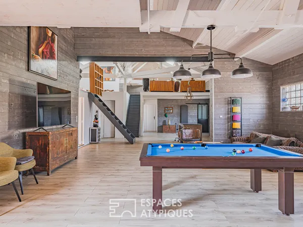Maison Loft avec terrasse et local indépendant