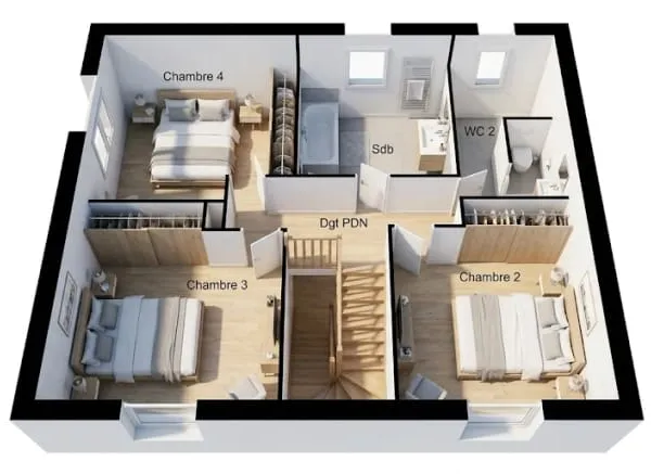 Maison neuve 5 pièces 120 m²