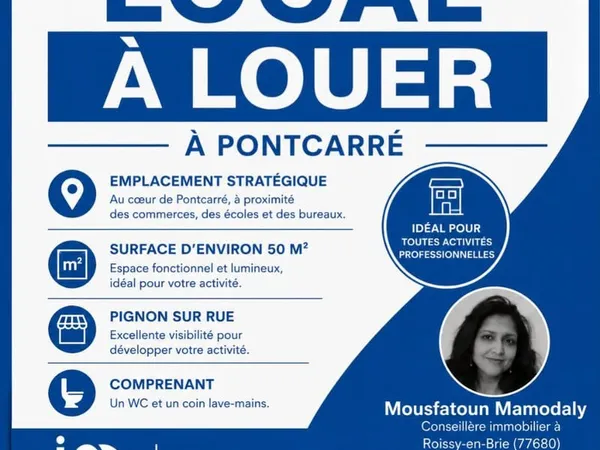 Local commercial 50 m²
