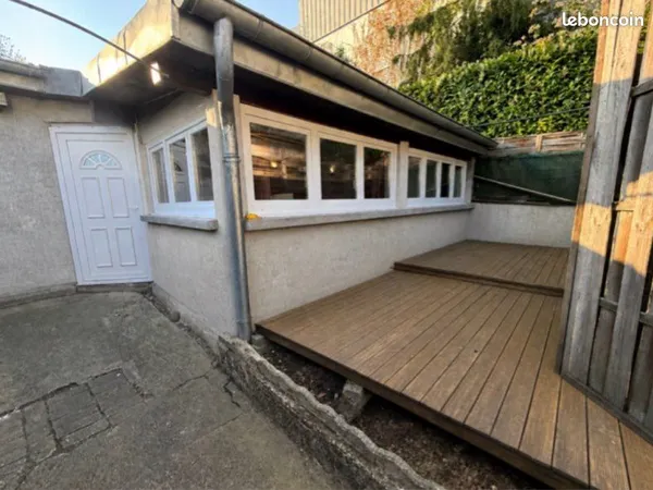 🏡 F1 bis rue meublé avec terrasse privative au calme - Vandoeuvre, proche ARTEM / CHU