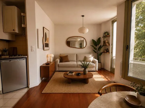 Studio 1 pièce 18 m²