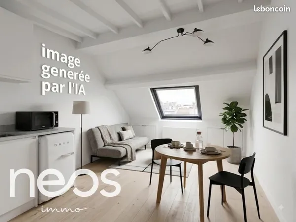 Studio 1 pièce 12 m²
