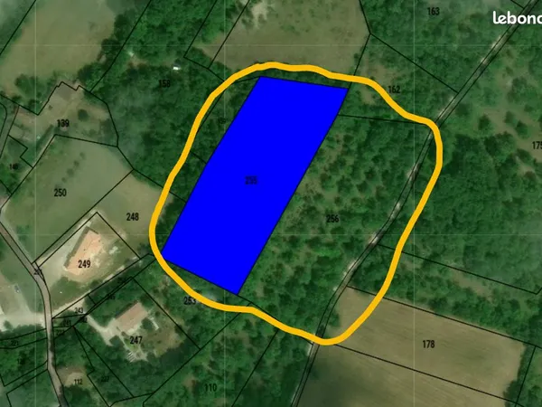 Vends Terrain Arboré 13333m2