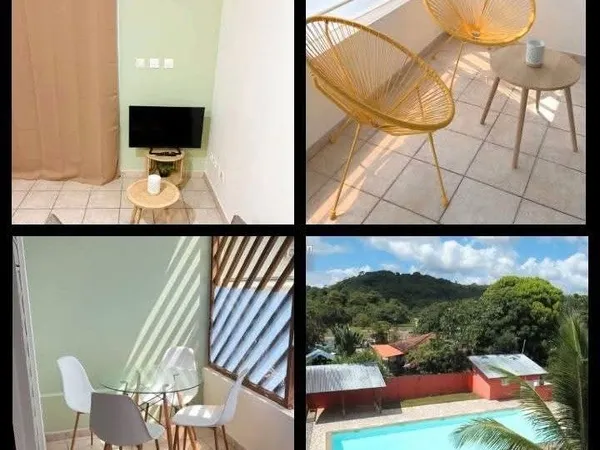 Studio meublé résidence piscine