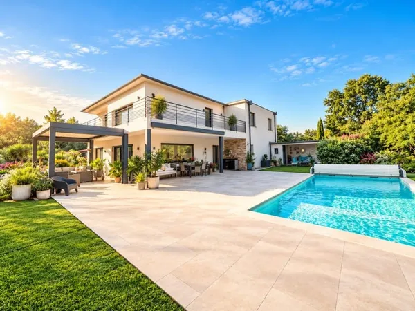 Élégante villa contemporaine aux portes d'Uzès, dans un environnement privilégié