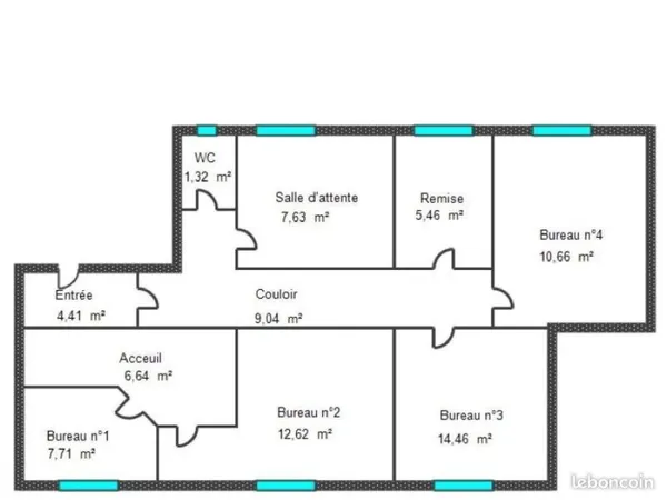 Appartement 4 pièces 80 m²