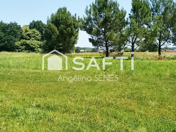 Magnifique terrain entièrement constructible