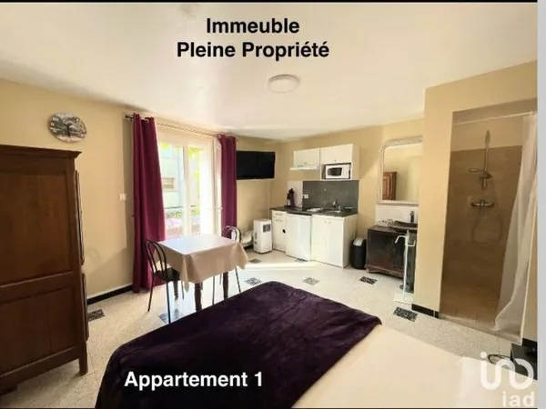 T1 meublé tout confort à l'année quartier calme Vallon