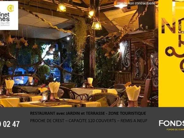 A vendre restaurant rénové proche Crest (Drôme)