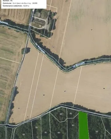 2 terrains parcelles de bois