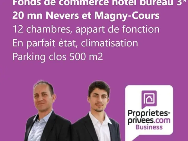 SECTEUR NEVERS - FONDS DE COMMERCE HOTEL 3*