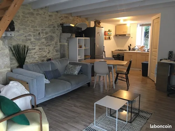 A louer Migné Auxance Appattement 55 m² avec Mezzanine