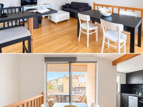 Charmant T2 Duplex meublé rue Notre-Dame - Chartrons