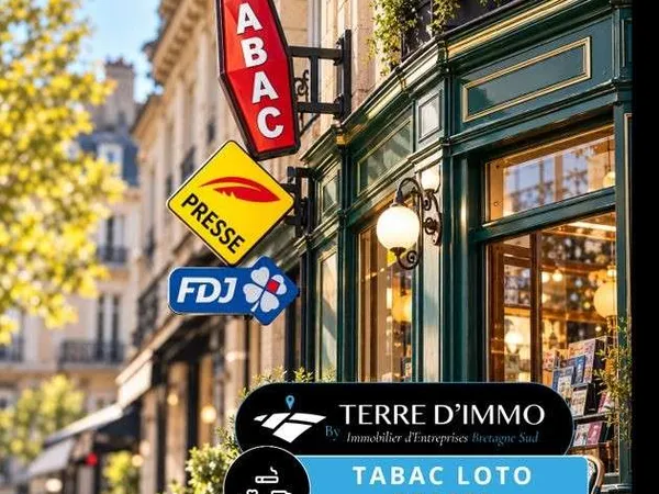 Tabac Presse Loto PMU -29 SUD-119 K€ de COM