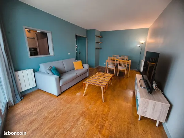 ✨ T2 meublé avec balcon, parking et cave - Sans frais d'agence✨