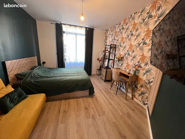 Appartement meublé entièrement rénové - Terrasse et jardin privatifs