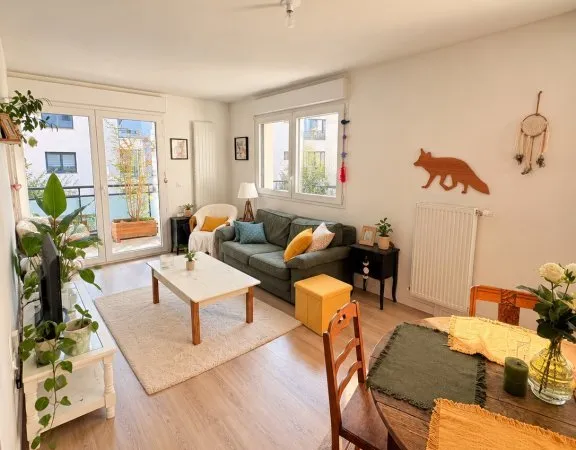 A LOUER - Appartement F3 de 61m² avec balcon - Quartier Luciline ROUEN