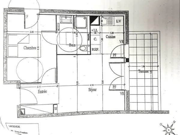 T2 moderne de 39 m² avec terrasse + Parking - Istres