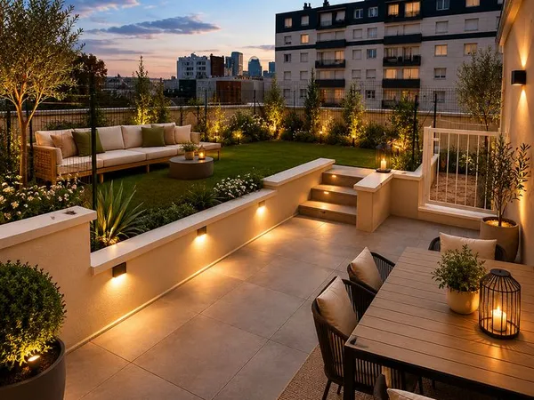 Vente appartement T4 dernier étage avec terrasse jardin rooftop