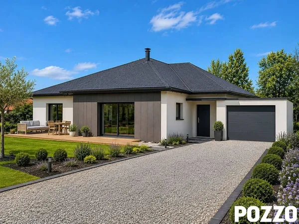 Maison de plain-pied 5 pièces 127 m²