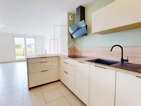 Maison accolée récente de 109 m² avec jardin, garage et garantie