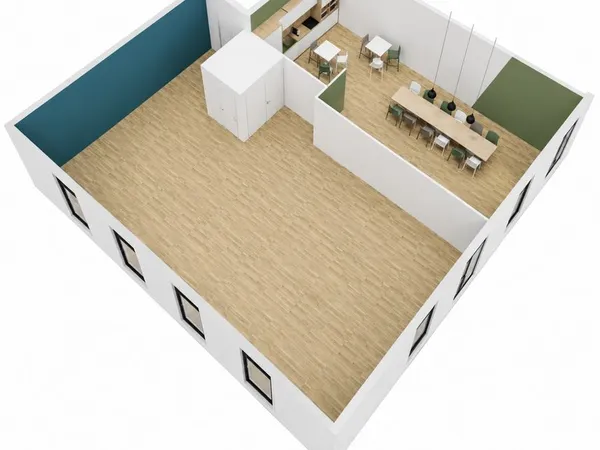 Bureaux avec cuisine - 163,4 m² - Rue de la Barre, Angers