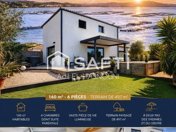 Élégante Villa au coeur du quartier prisé de La Rèche à Balaruc-les-Bains