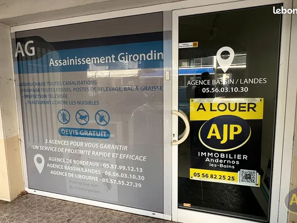 Local commercial 26 m² ANDERNOS LES BAINS