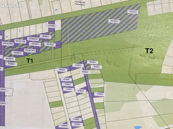 Terrain constructible Préfontaine