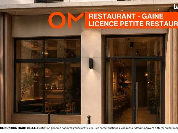 Fonds de commerce restauration rapide 80 m²