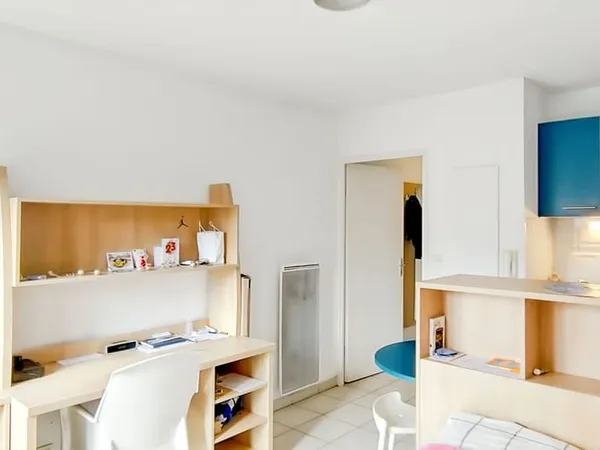 Studio 2 pièces 19 m²