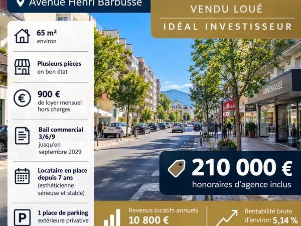 Local commercial 65 m²