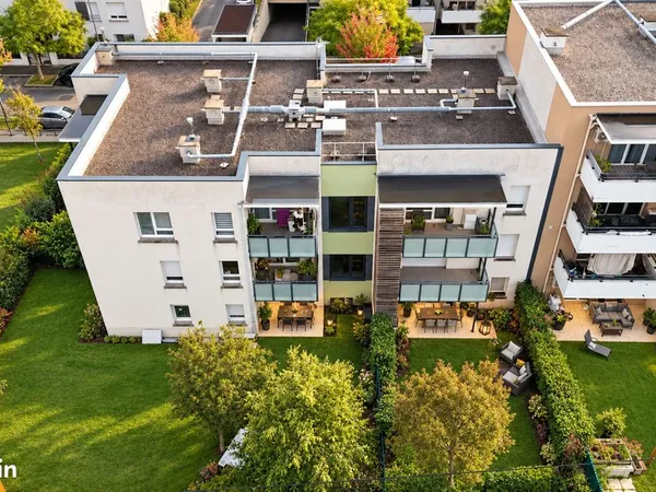 Mions - t4 en rez-de-jardin avec deux jardins et stationnement