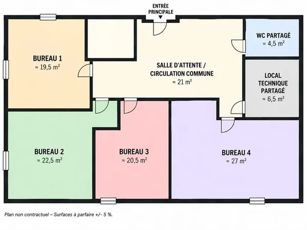 À louer, bureaux professionnels