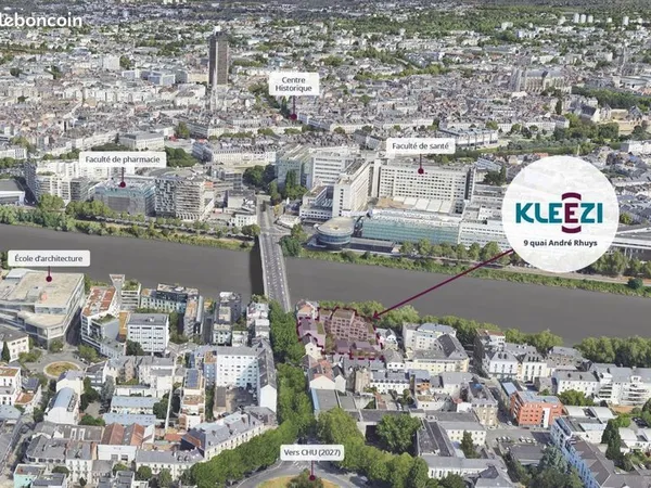 Appartement - 1 pièce - KLEEZI - ILE DE NANTES