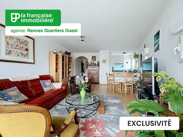4 pièces - à vendre - terrasse - balcons - récent - quartier Cleunay