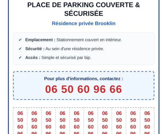 Place parking