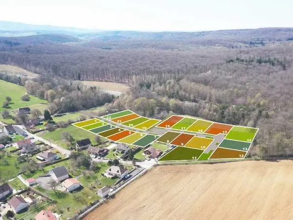 Terrain en lotissement 763 m²