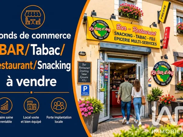 Fonds de commerce 4 pièces 349 m²