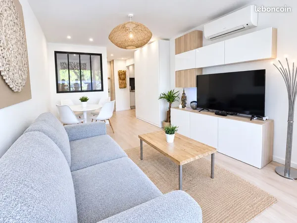 💎 RARE - MAGNIFIQUE T2 REFAIT À NEUF - 32 m² TERRASSE INCLUSE - ENTIÈREMENT MEUBLÉ