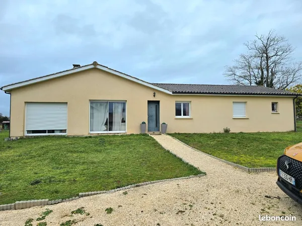 Maison plain pied + Piscine