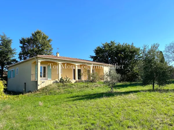 PROCHE LEDIGNAN - Villa de 113m2 env. en plain-pied sur 130