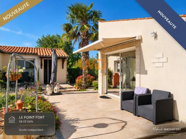 Maison et T2 indépendant sur terrain de 800 m2