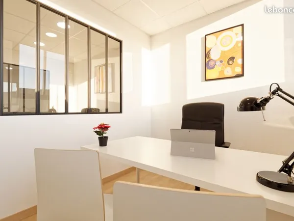 Location bureau meublé 12 m² toutes prestations incluses - Possibilité de domiciliation d'entreprise