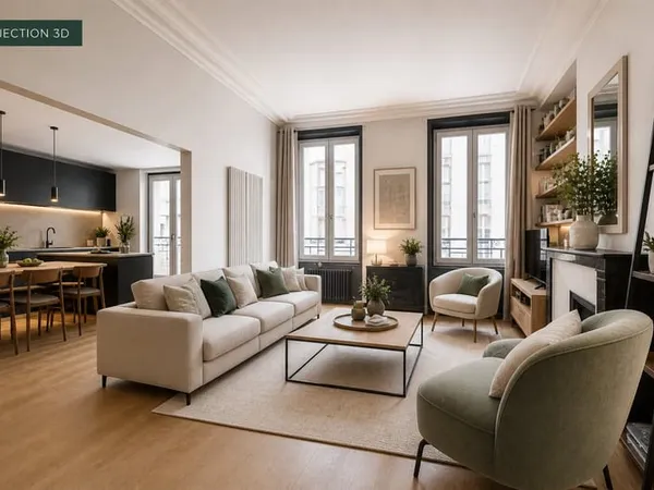Appartement de 74m2 situé a 100m du métro Gaité