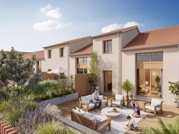 INEDIT à Chalon sur Saône !! Votre MAISON de standing de 110m2 avec son terrasse/jardin de 63m2 et 2