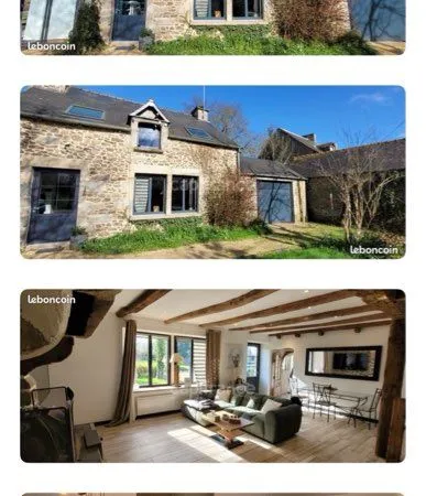 Location maison 125 m3 avec jardin 1000m3