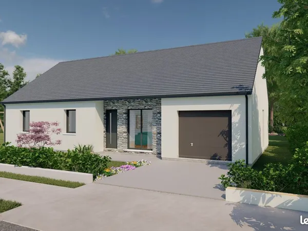 Maison 101.58 m² avec terrain à LEZIGNE (49)